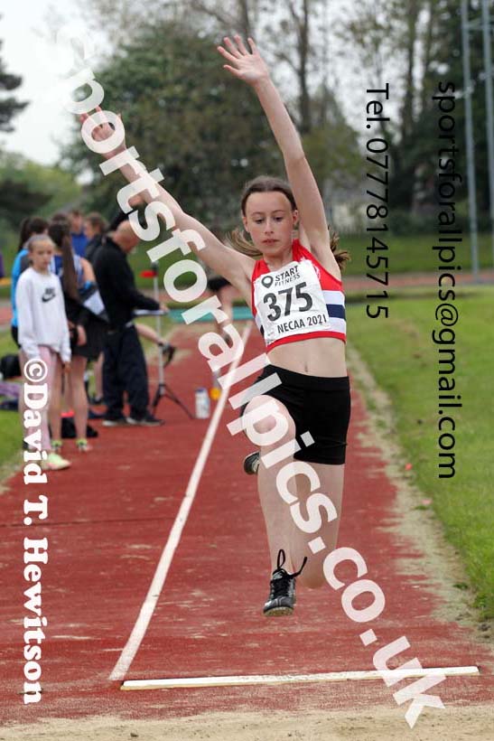 Long jump, 2021 North East Grand Prix No. 3, Monkton, Wednesday, june 2nd. Photo: David T. Hewitson/Sports for All Pics